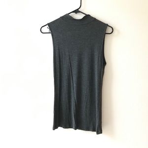 Mock neck tank top